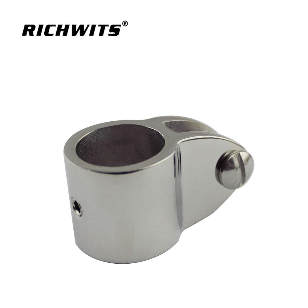 RICHWITS 316 Stainless Steel Marine Awning Slide Sleeve Bracket