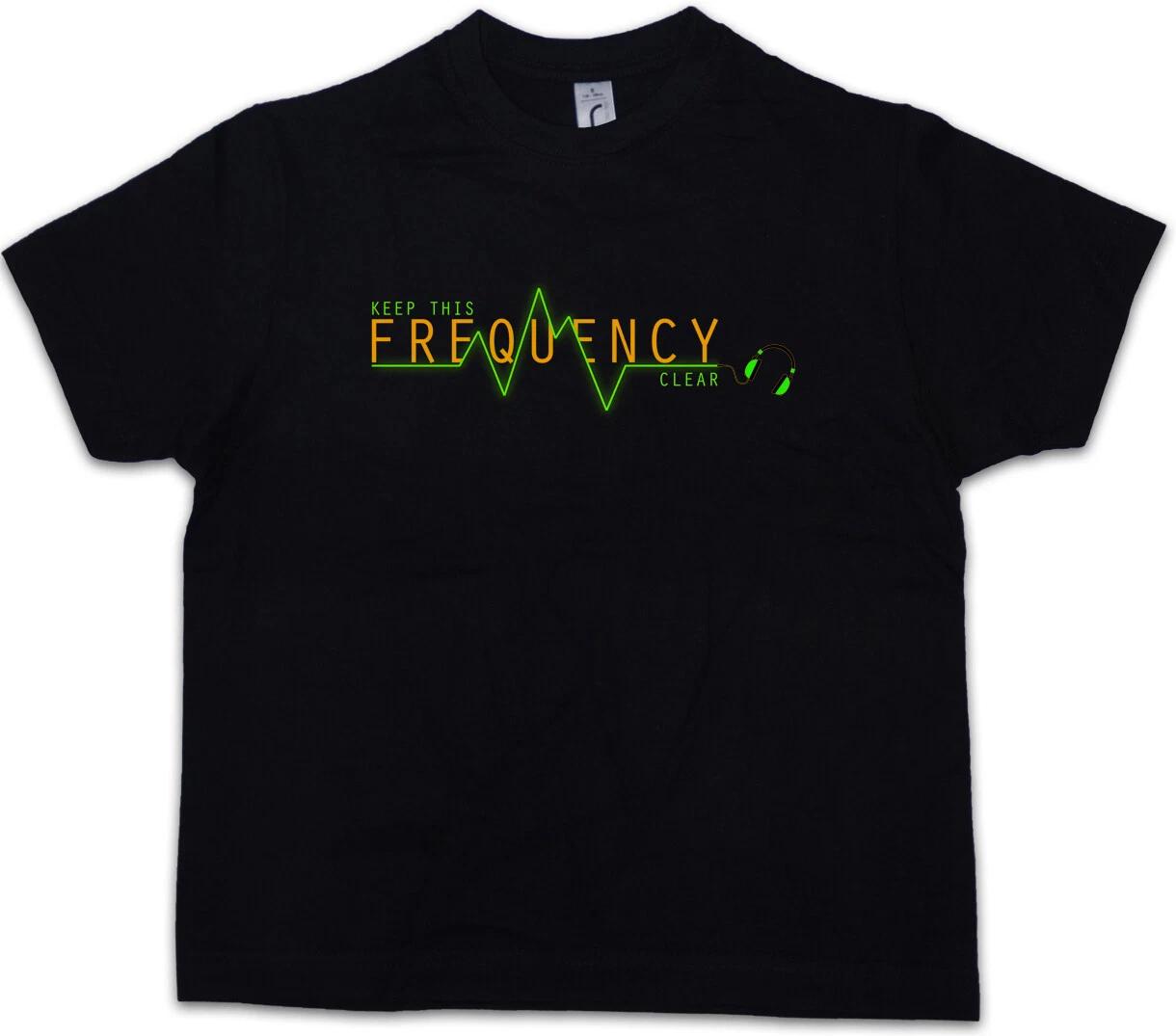 KEEP THIS FREQUENCY CLEAR Kids Boys kids boys T-Shirt Wireless Radio Electro Techno DJ 130