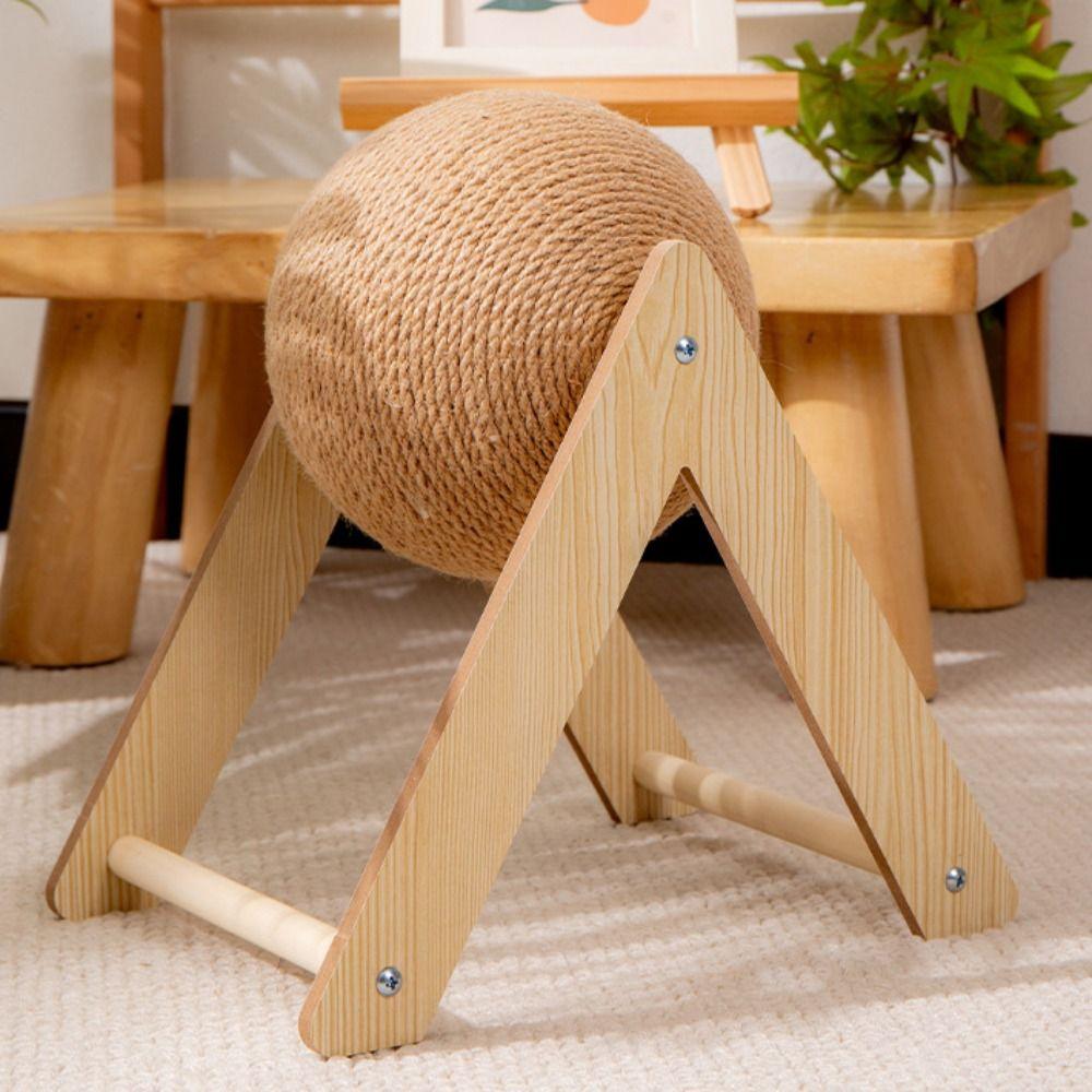 Non-falling Off Cats Scratcher Sisal Rope Pet Supplies Cat Scratching Ball Pet Supplies