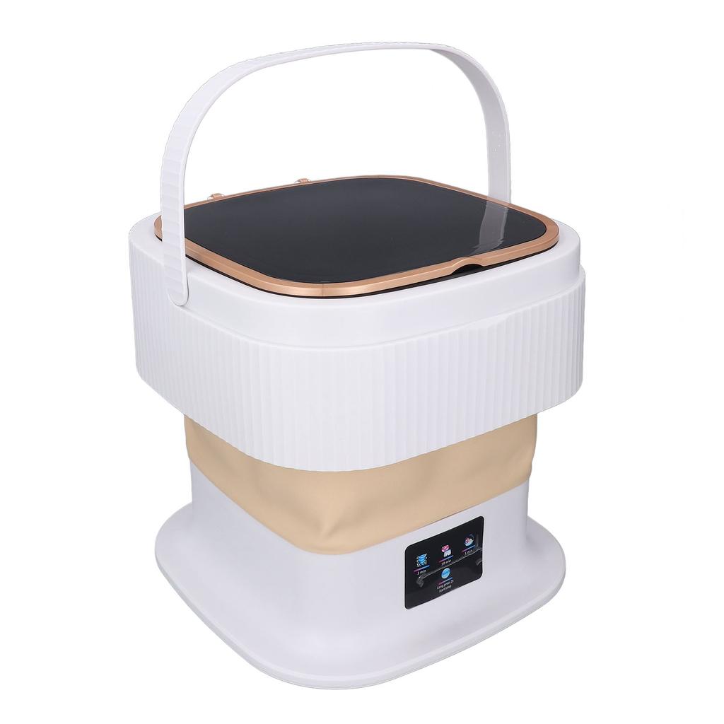 Portable Washing Machine 11.5L Large Capacity 3 Timer Modes Mini Foldable Washer with Drain Hose
