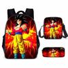 Animation seven dragon ball backpack, primary and secondary school schoolbag, satchel, shoulder bag, pencil case three-piece set