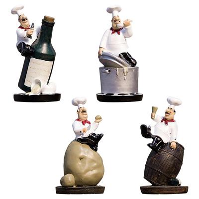 Koch Figur Miniatur Statue Ladendekoration Kunst Geschenk
