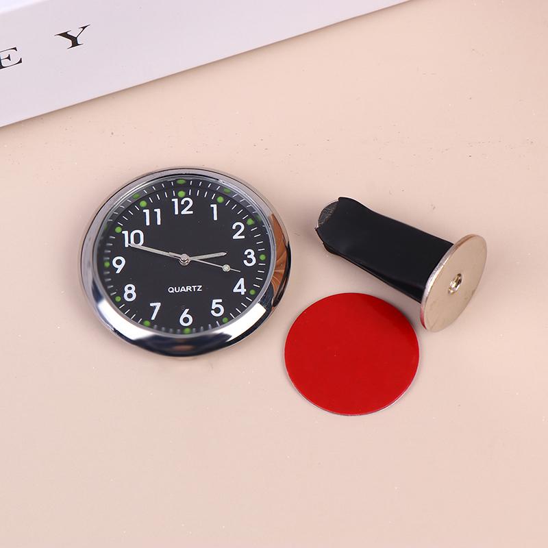 Automobile Air Outlet Dashboard Clock Stick-On Electronic Noctilucent Decoration Auto Ornament Car Accessories For Car