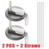 1/2/4PCS Creative Soda Can Cover Sealed Silicone Straw Beverage Can Cover Cup Suitable For Canned Beverage Reusable Tank Cover