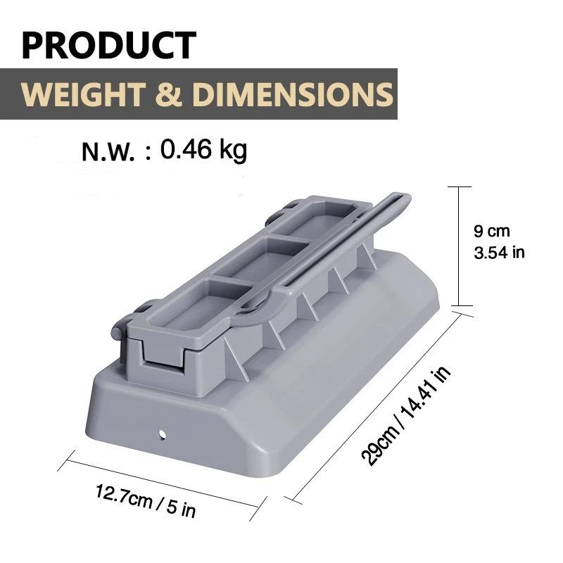 Manual Plastic Kebab Maker Press Machine - Reusable Large Kabob Skewer Mould for BBQ Party