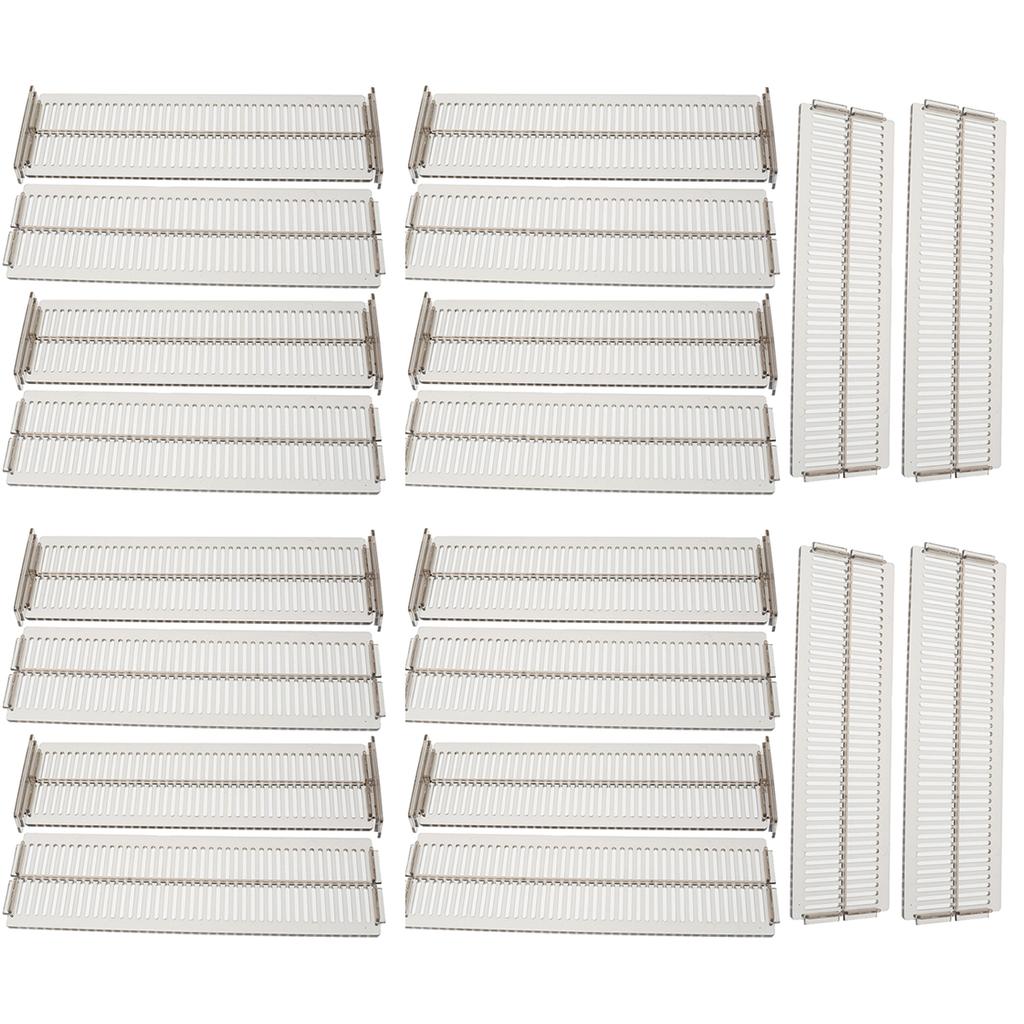 2-20Pcs Adjustable Drawer Dividers Organizer Transparent Expandable Drawer Separators Plastic Kitchen Dresser Storage Box