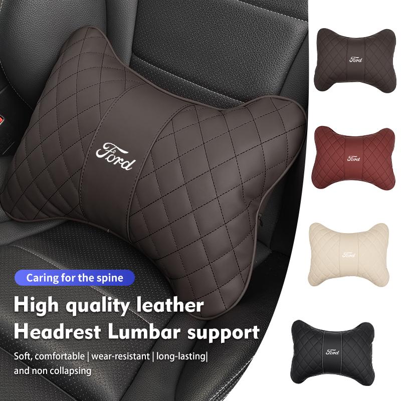 For Ford Car Neck Support Cushion Pressure Relief Long Drive Comfort Pillow Mk2 Mk3 Ranger Mondeo Mk4 S-MAX Kuga Mustang Fusion
