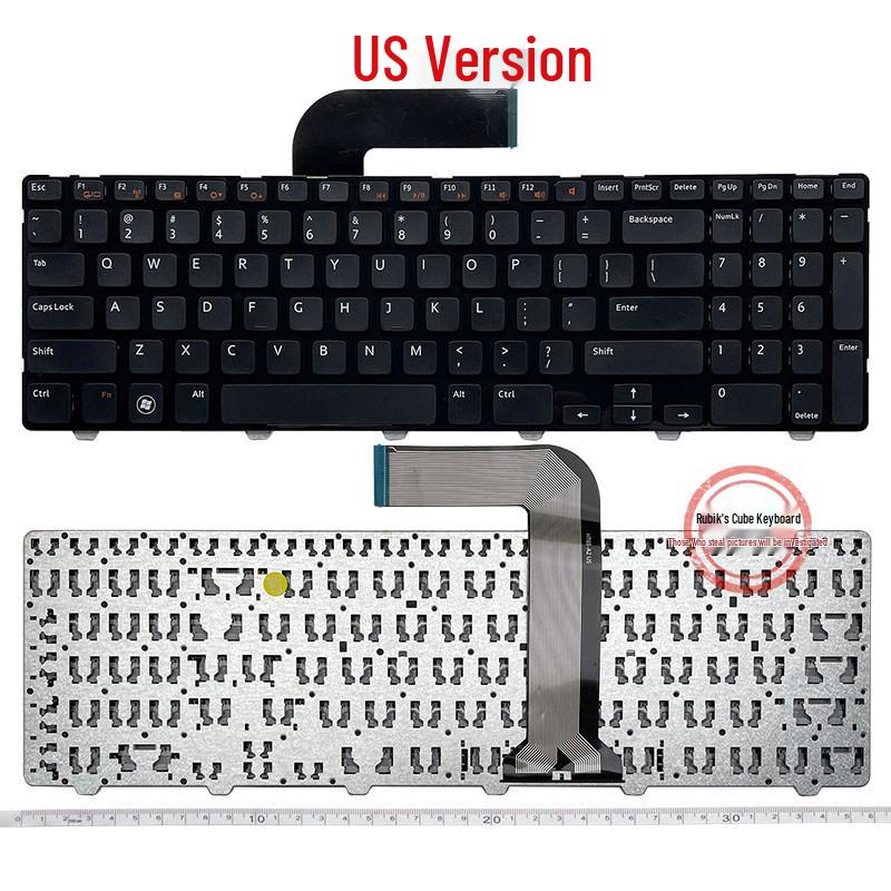Russian-Compatible Keyboard for Dell N5110/M501Z/M5110/M511R Ins15RD-2528/2428 P17F Models