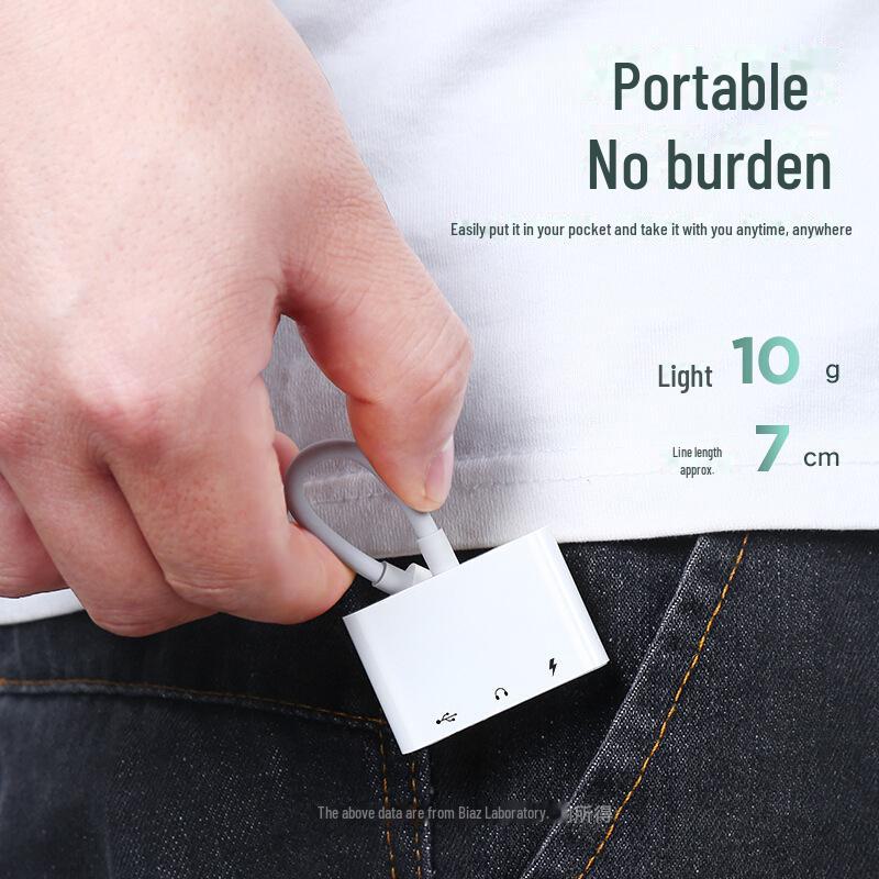 Biaz Type-C To 3.5mm Audio USB Adapter