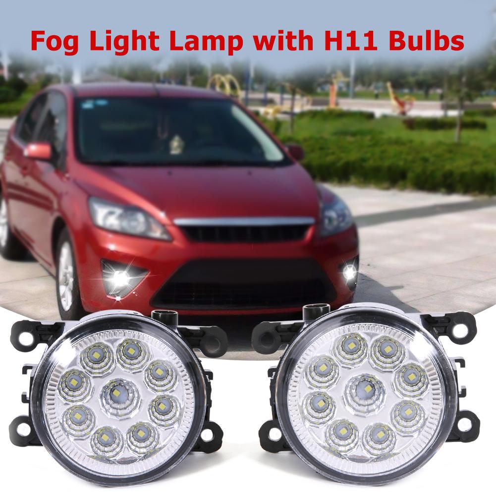 PAIR H11 FOG LIGHT LED CREE COB XENON WHITE CANBUS FORD FIESTA 7 MK7 2007-2012