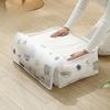 Household Three-dimensional Quilt Storage Bag PEVA Clothes Quilt Storage Box Household Transparent Printed Large Capacity