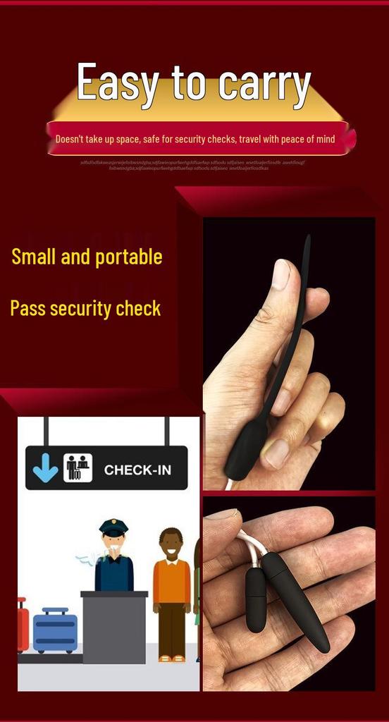 Deba Milee Mini Silent Horse Eye Vibrator: Ultra-thin Male Urethra Toy