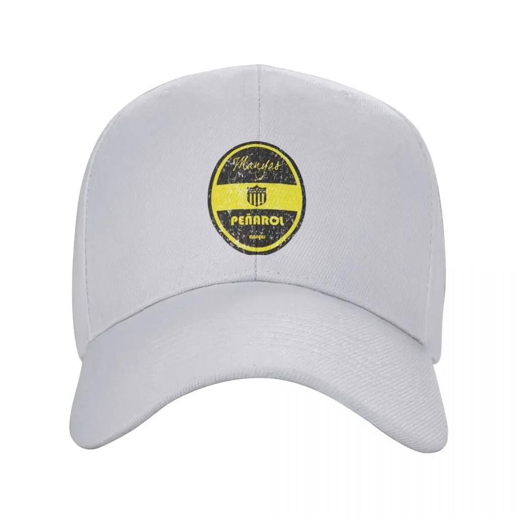Primera Division - Pe?arol (Distressed) Baseball Cap Kids Hat Big Size Hat Wild Ball Hat Visor Women's Golf Wear Men's