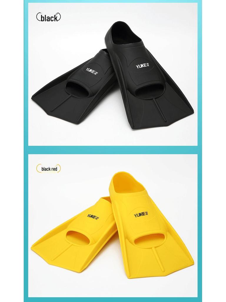 Yuke Silicone Fins - Adult & Kids Snorkeling, Swimming, Diving Flippers for Training