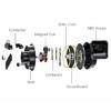 300DB Super Loud Air Horns 12V Waterproof Snail Horns Bike Electric Horn Simple Installation for Car Motorcycles & Boats