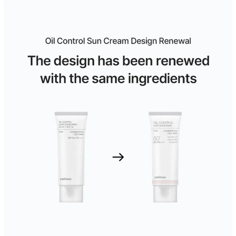 [celimax] *renewal* Oil Control Light Sunscreen 40ml