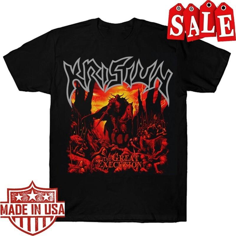 New Hot KRISIUN Band Black Cotton All Size Shirt Gift For Fan BL684