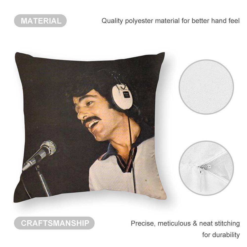 Pillow Case Sofa Living Room Bedroom Double-sided Printing Singer Ferdi T-Tayfur Square Cushion Nap Time Pillow Case