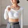 Women's Thermal Base Layer Top with Built-in Bra