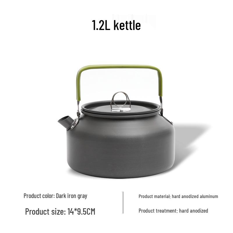 Large Capacity Portable Camping Kettle and Teapot for Outdoors