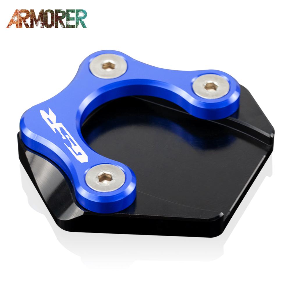 Motorcycle Accessories For SUZUKI GSR 750 GSR750 Kickstand Foot Side Stand Extension Pad Support Plate 2011 2012 2013 2014