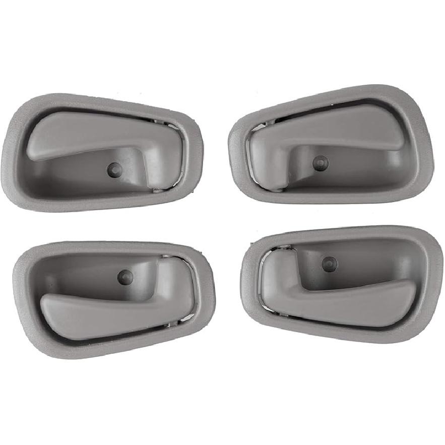NPAUTO Interior Front Rear Door Handles Driver Passenger Side Pair Replacement For 1998 1999 2000 2001 2002 Toyota Corolla Chevy Prizm Manual Lock