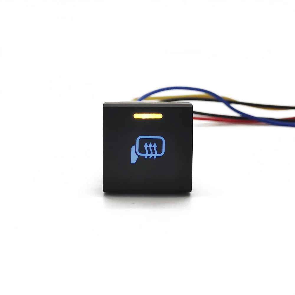 1Pc For Toyota Camry V70 2018 Rav4 Corolla Altis 2019 prado 150 2020 Car LED Light BSM Camera View Rearview Mirror Switch Button