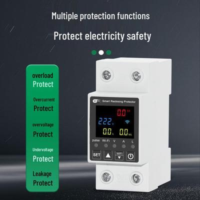 WiFi Smart Timer Circuit Breaker with Voice Control and Leakage Protection