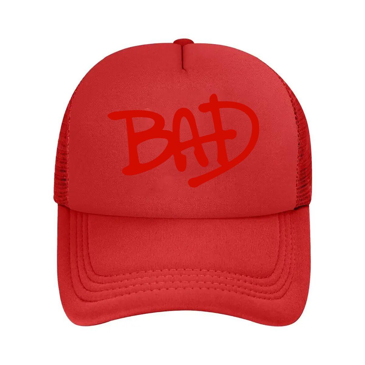 BAD Simple, Impactful Bold - Text Street - Art Style Design Mesh Baseball Cap One Size