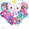 Balloons Gabbys Dollhouse Kids Birthday Party Supplies Animal Decor Cat