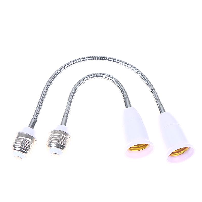 Flexible E27 To E27 Led Screw Lamp Base Bulb Socket Extender Extension Light Holder Lamp Base Light Socket Adapter Converter