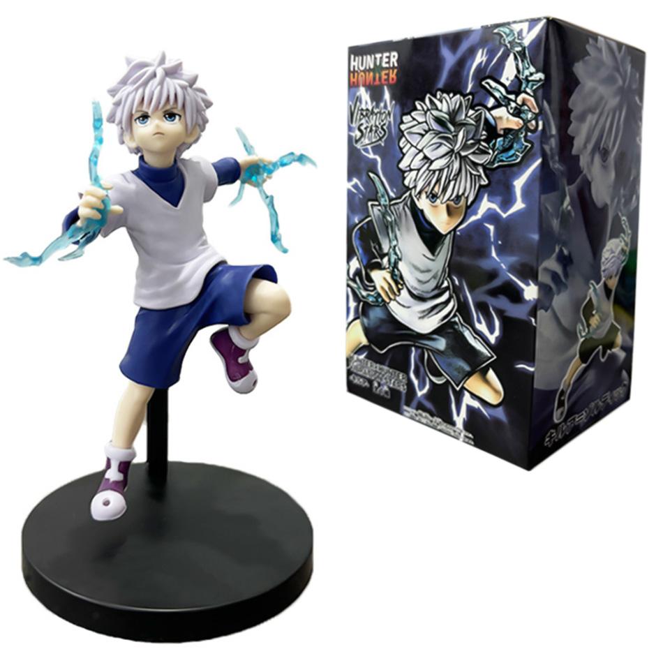 Hunter X Hunter 6PCS Anime Action Figure Set Gon Killua Kurapika Hisoka Chrollo Illumi PVC Collectible Model Toys Gifts In Stock
