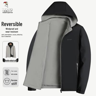 Woodpecker Men's High-End Reversible Business Casual Jacket