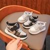Boys' mid-top sneakers Spring and Autumn new children's shadow gray single shoes children's baby board shoes girls' shoes