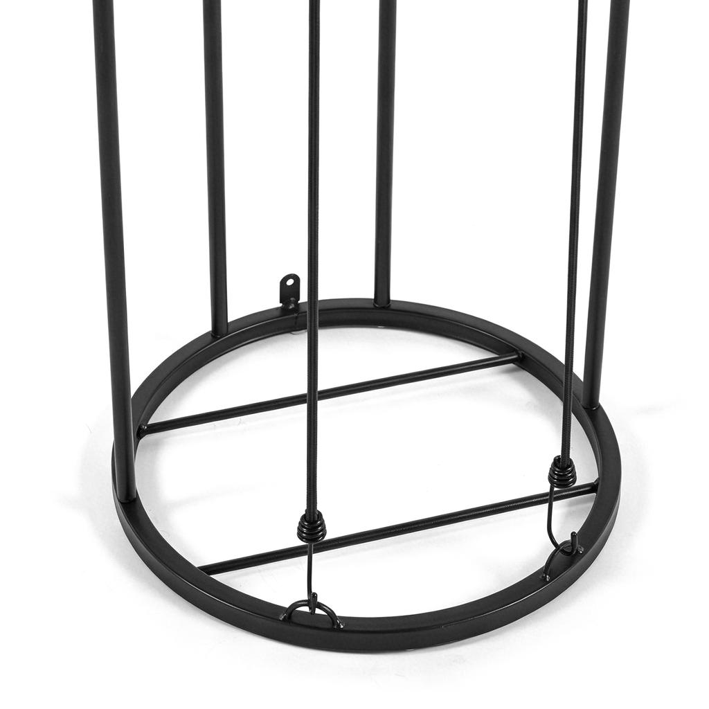 Ball Storage Rack Heavy Duty Steel Basketball Organizer with Elastic Ropes for Garage Home Wall Mount Space Saving