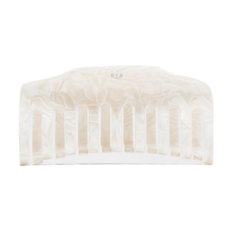 Lululemon Brand Logo Recycled PMMA Hair Clip Women accessories White 155825714 F,White