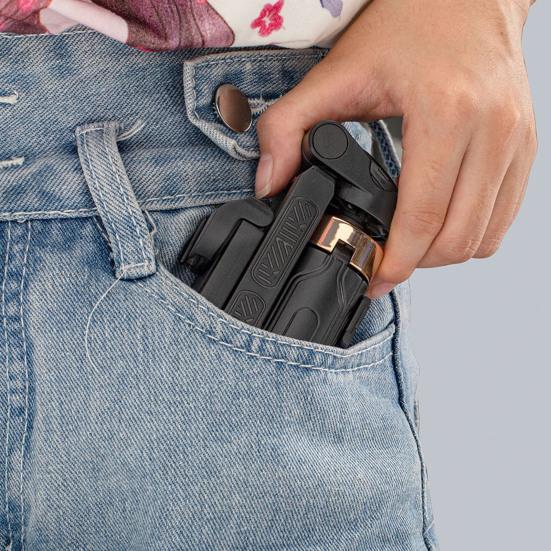 Yousheng Selfie Stick Quadrat with Remote Control 360 Degree Rotation Bluetooth-compatible 5.0 Height Adjustable Selfies Vlogs Stick