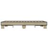 Bed Frame in Sonoma Oak Finish 120 x 200 cm Made of Wood Based Panel and Metal
