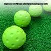 Pickleballs Courts Sport Training Balls for Indoor Practice, Perforated PU Design with a Low-Noise Feel, Six Balls for Touch Work