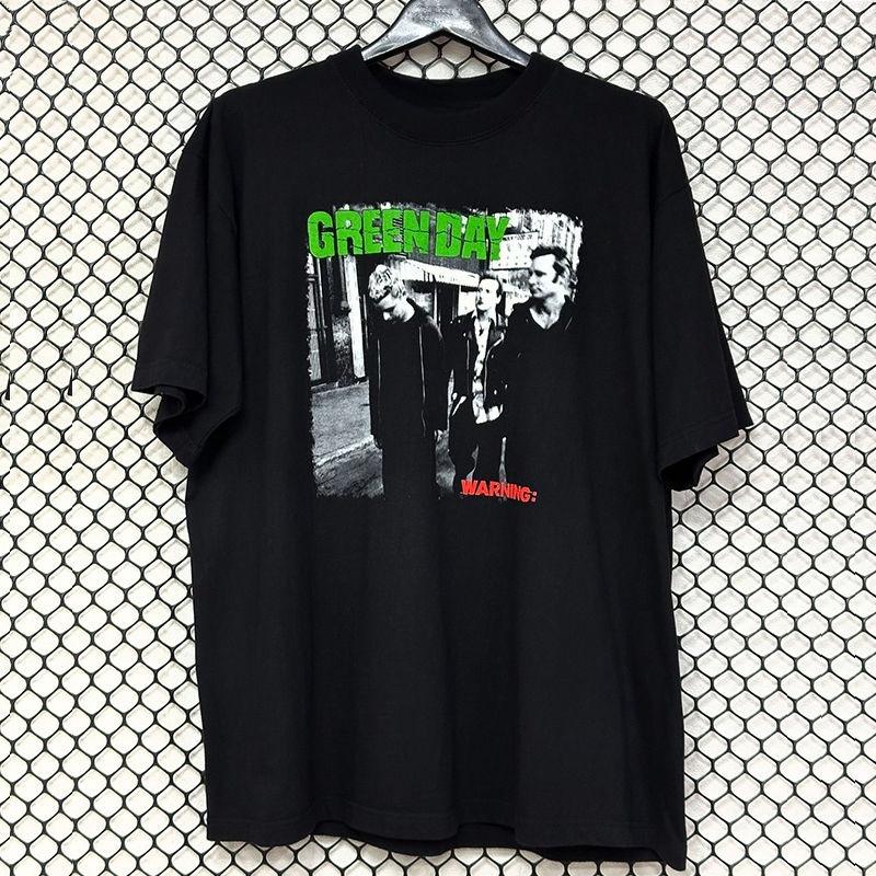Green Day  Tshirt Classic Rock Music Band Tshirt Oversized Short sleeved Punk Street Style Men and Women Tops