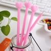 10pcs Cute Kawaii Stationery Black Ink Ballpoint Pen Three-dimensional Writing Pen  School Supplies