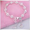 Weihua Silver-Plated Korean Crystal Bracelet for Women