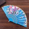 Wedding Party Chinese Style Art Craft Wedding Fan Photo Prop Tool Dance Fan Hand Held Flower Fan