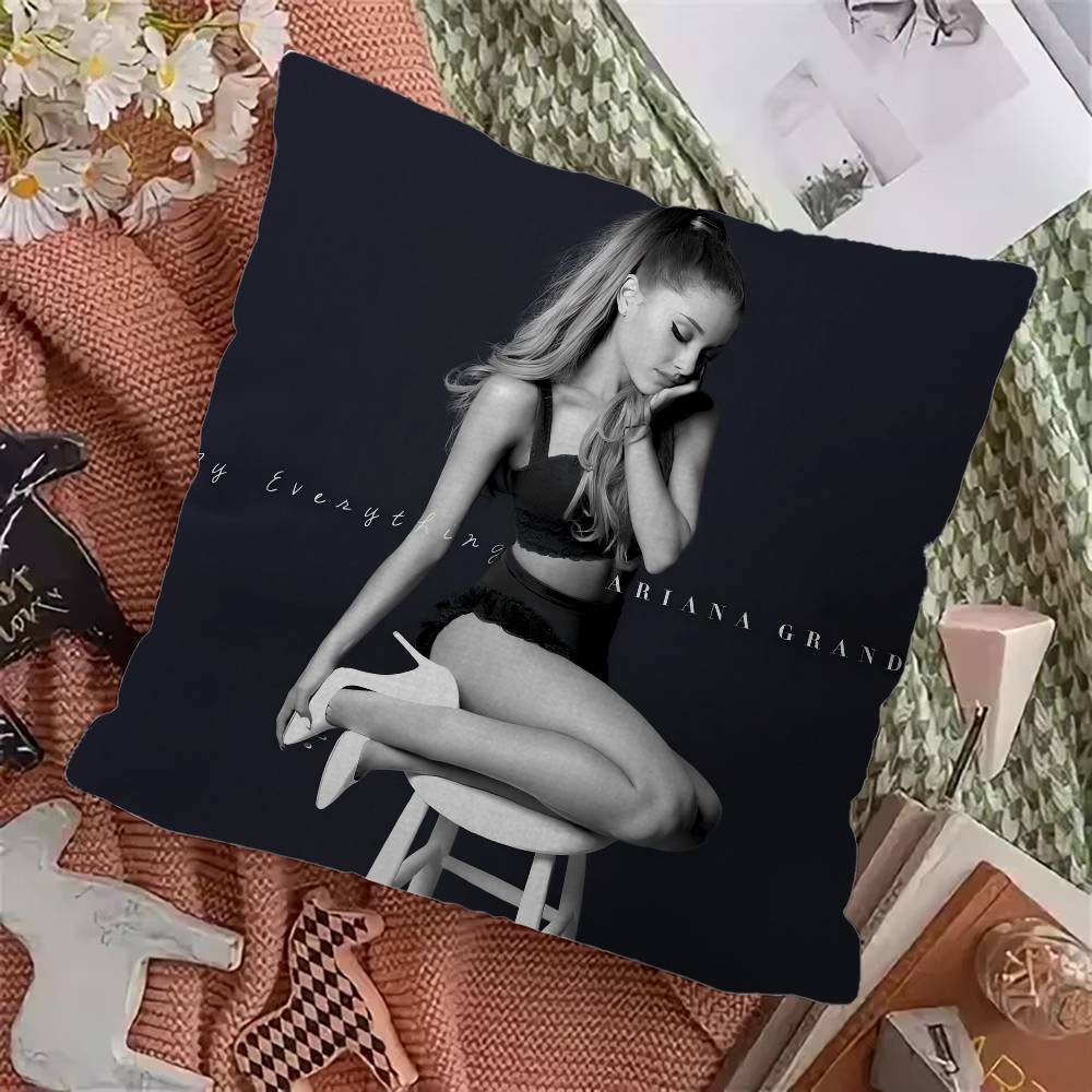 Famous Singer Ariana Grande Pillow Cover for Bedroom Room and Living Room Sofa Decorative Cushion Cover