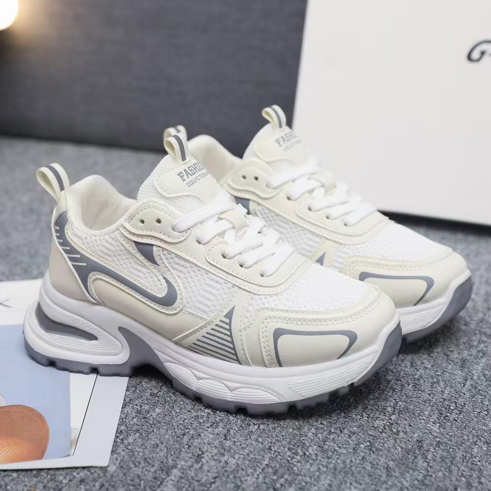 

[Производитель] Универсальная платформа кроссовки для папы женские 2025 весенние спортивные туфли женские туфли сетчатые повседневные туфли 41 чёрный