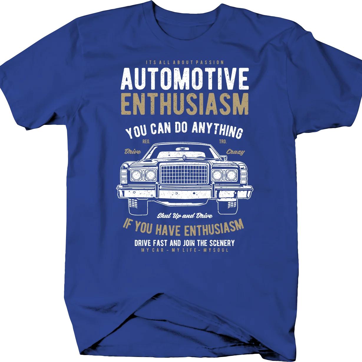 Its All about Passion Automotive Enthusiasm Retro Car T Shirt New 100 Cotton Short Sleeve ONeck Tshirt Casual Mens Top S