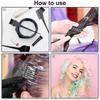 4-Piece Hair Dye Brush and Bowl Set - Mixing Bowl, Large & Small Brushes, Comb-Brush for Perfect Hair Coloring