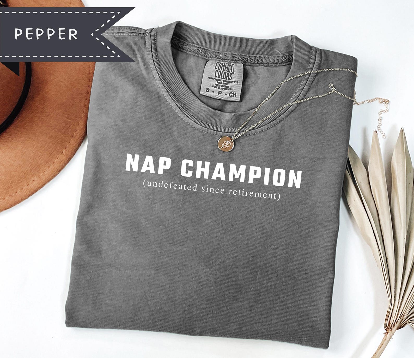 Nap Champion T-Shirt: Grandpa Retirement Gift, Sarcastic Grandpa Tee XL