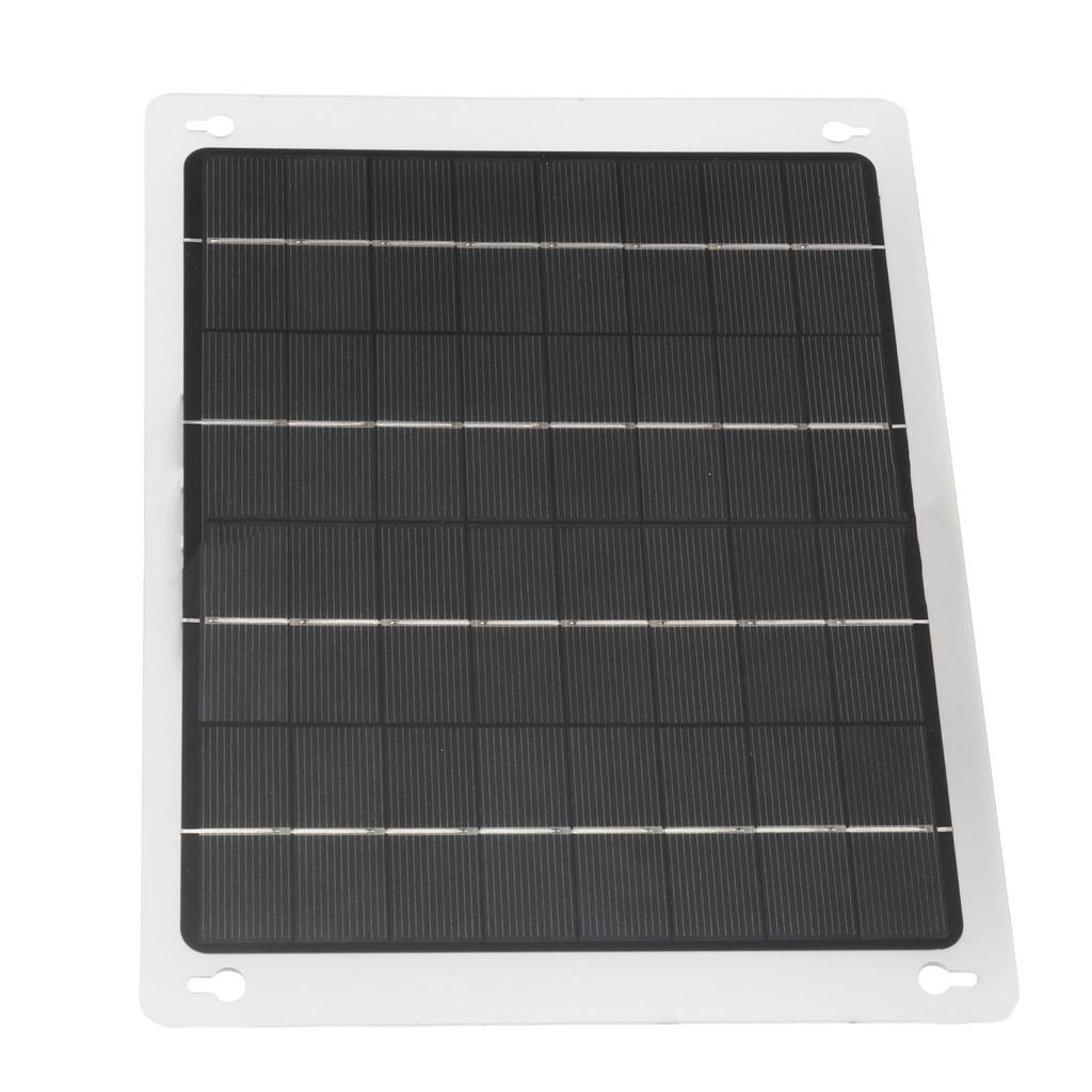 20W 12V Solar Panel Polysilicon Battery Charger Panel Dual USB Charging Port Obd Cable for Car RV Ch
