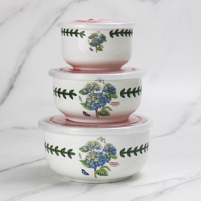 Из трех частей хрустящий керамический холодильник для пищевых продуктов герметичная микроволновая печь большая емкость для ланча миска для лапши быстрого приготовления 17199₽